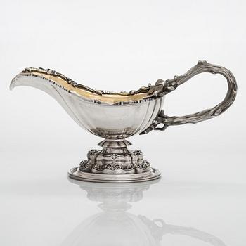 Carl Johan Tegelsten, kastikekannu, hopea, Pietari 1841.