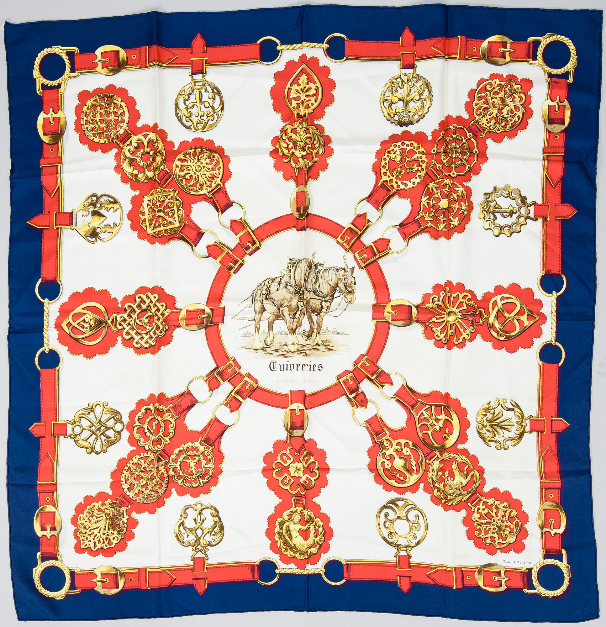 SCARF, "Cuivreries", Hermès.