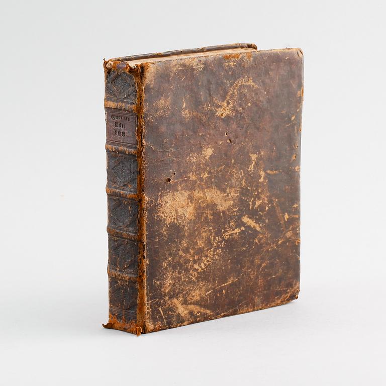 BOK: Sweriges Rikes Lag, 1734. Tryckt hos Ephraim Koch, Stockholm 1746.