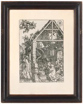 Albrecht Dürer, "The adoration of the shepherds (The nativity)", from: "The life of the Virgin".