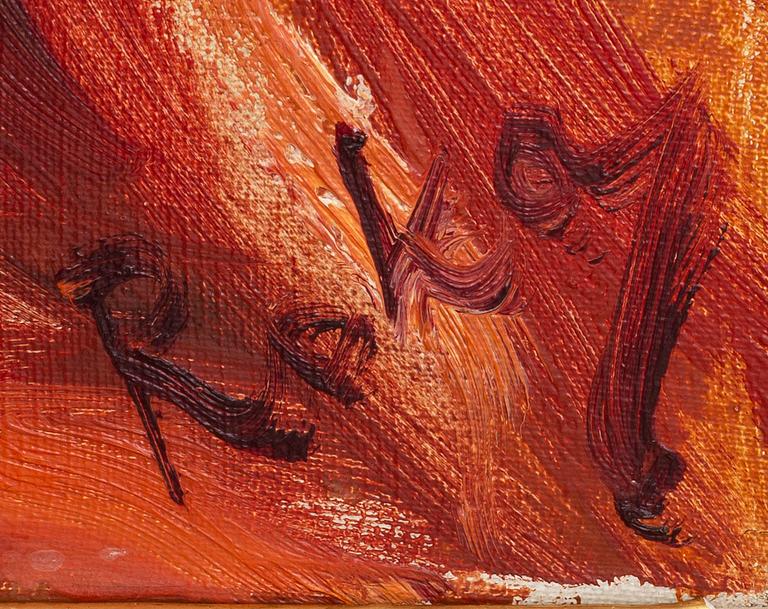 CHARLES ROKA,  oil on canvas, signed.