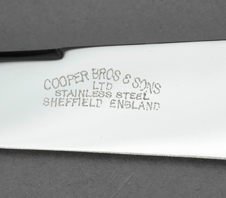 BESTICK, metall och horn, 1950-tal.