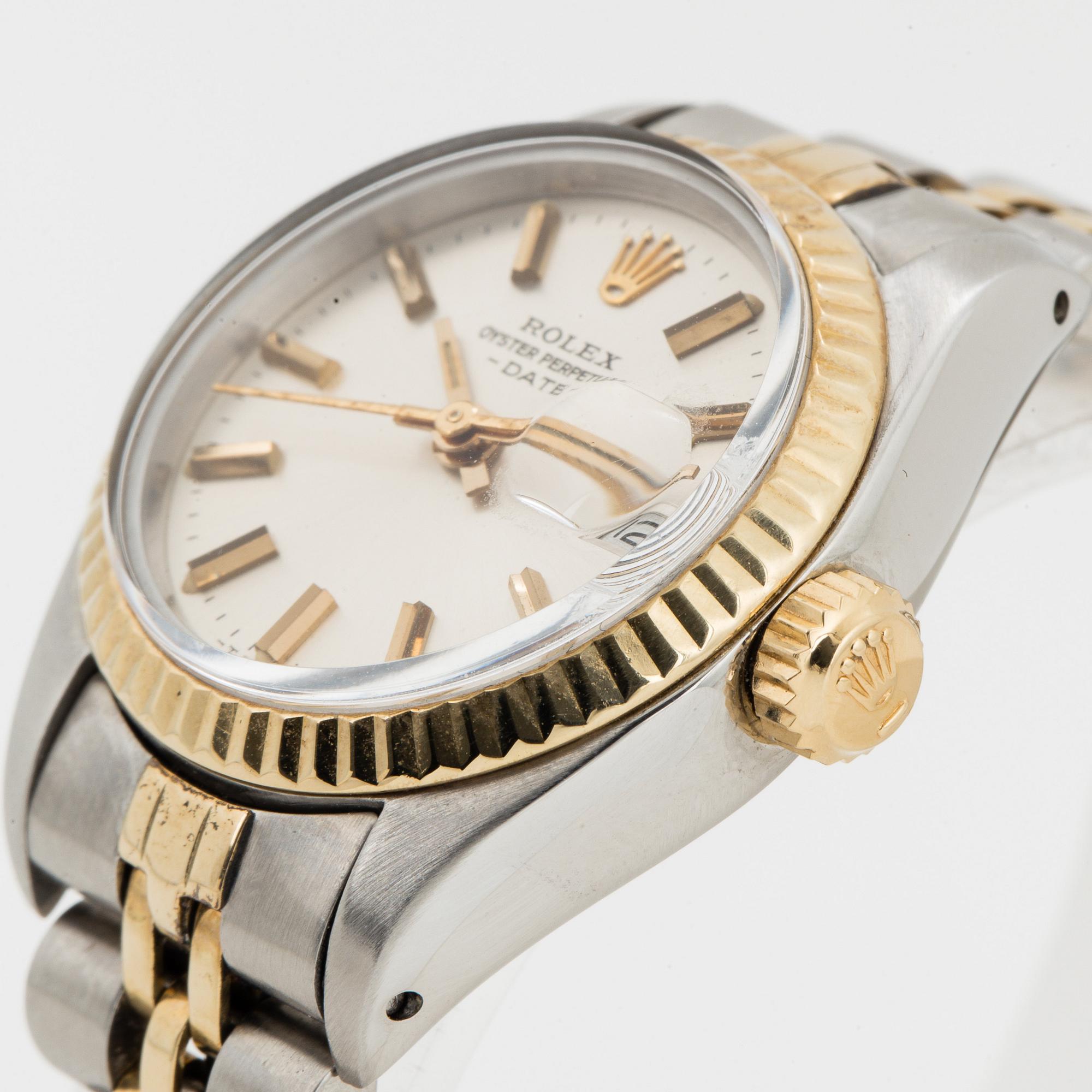 ROLEX, Oyster Perpetual, Date, wristwatch, 26 mm.