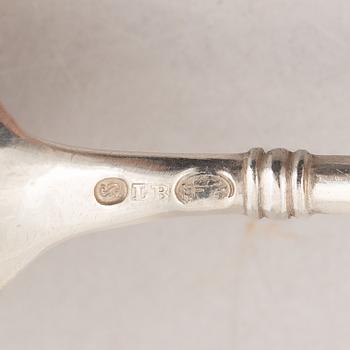 Serving utensils, 3 pcs, silver, Denmark, including Johan Rohde, "Konge/Acorn", Georg Jensen.