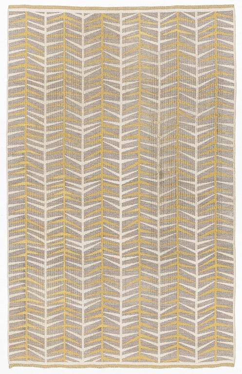 Ingrid Dessau, a double sided carpet, "Barrskog", ca. 302 x 191 cm.