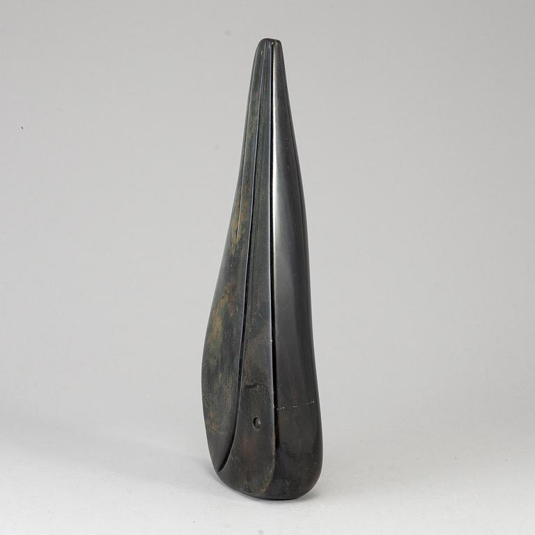 A ZACHARIAH NJOBO stone sculpture, signed.
