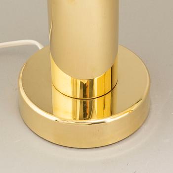 A pair of brass table lights, 1960's.