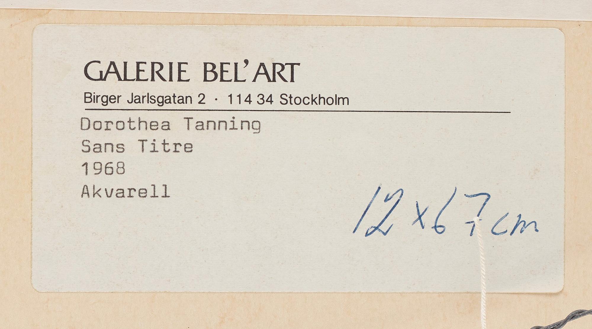 Dorothea Tanning, Sans titre.