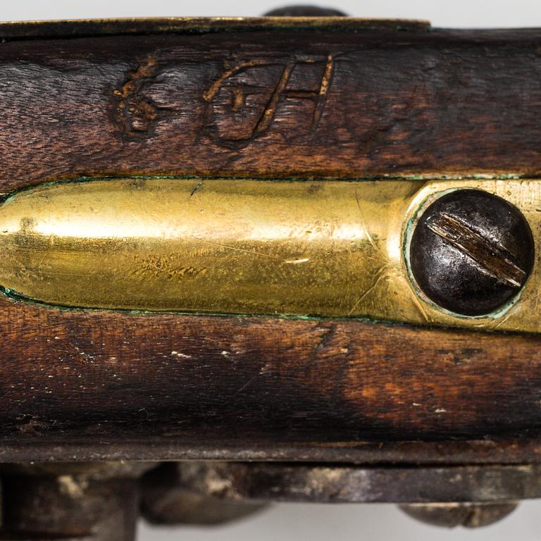 a Swedish early 19th century flintlock pistol.