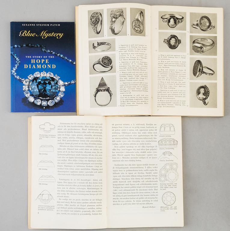 BOOKS, 11 vol. About Jewelry.