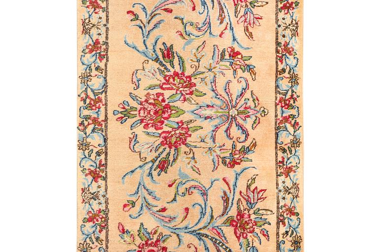 A Royal Keshan runner, c. 459 x 91 cm.