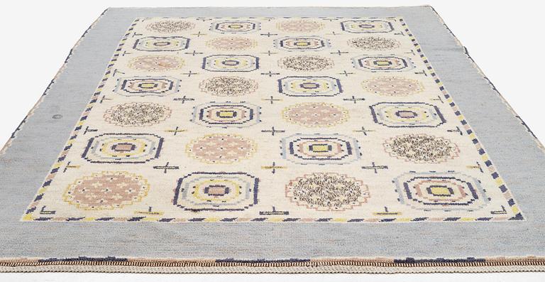 Märta Måås-Fjetterström, a 'Blåringen' carpet, knotted pile, c. 295 x 210 cm. Signed AB MMF.