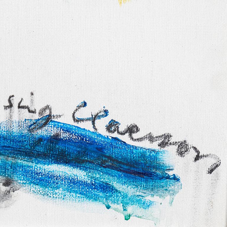 STIG CLAESSON, oil on canvas, signed.