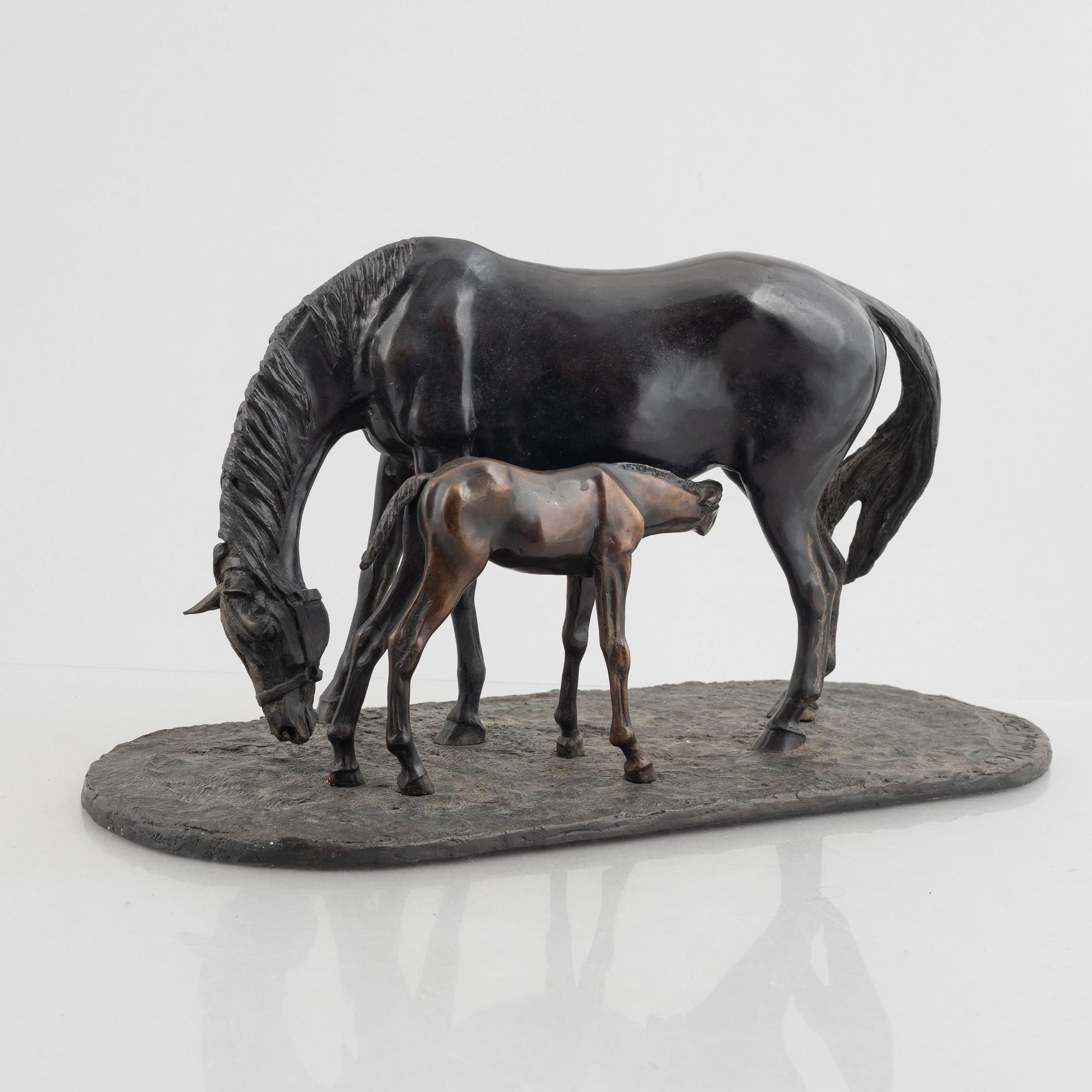 Antonio Coello de Portugal, Mare with foal.