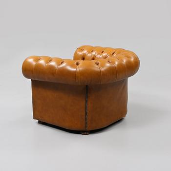 FÅTÖLJ, chesterfieldmodell, 1900-talets slut.