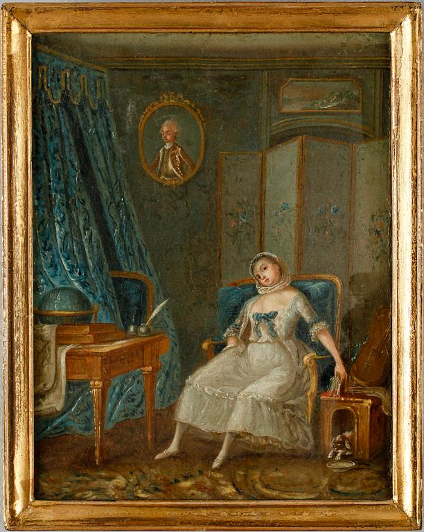 LARS HENNING BOHMAN, tillskriven, olja på duk, 1700-tal.