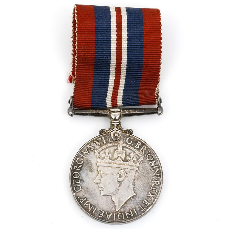 KRIGSMEDALJ, Storbritannien, War Medal 1939-45.