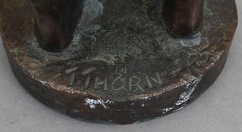 THURE THÖRN, skulptur, brons, signerad och daterad -45.