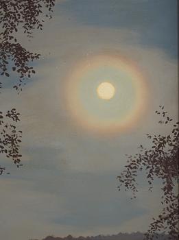 Gustaf Fjaestad, Moon reflecting on water, scene from Lidingö on the outskirts of Stockholm).