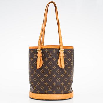 Louis Vuitton, a Monogram Canvas 'Petit Bucket' bag with pochette.