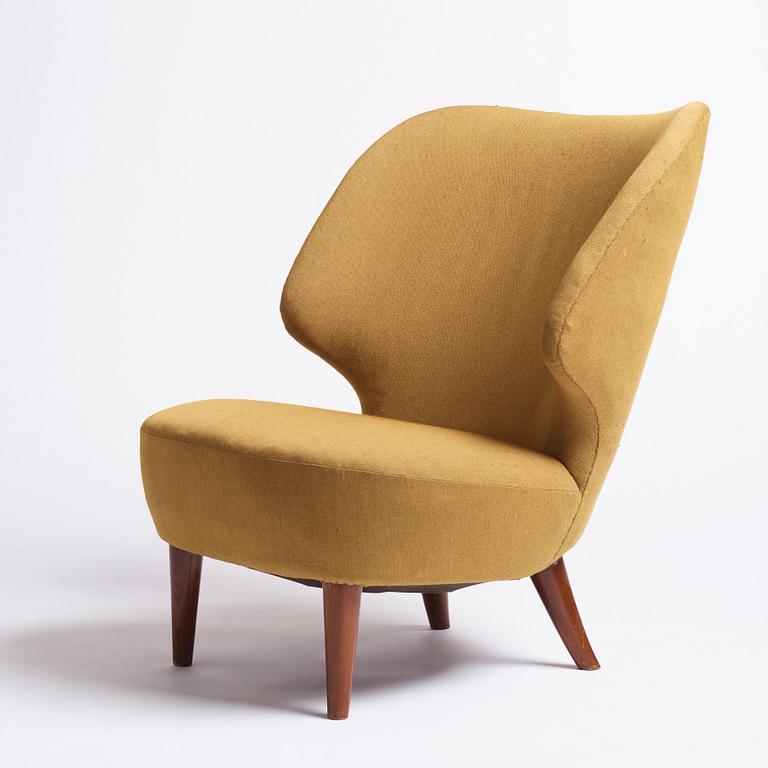 Sven Staaf, a Swedish Modern easy chair, model "1765", Almgren & Staaf, Helsingborg, 1940-50s.