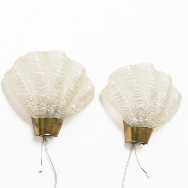 Vägglampor, ett par, Swedish Modern, 1940-tal.