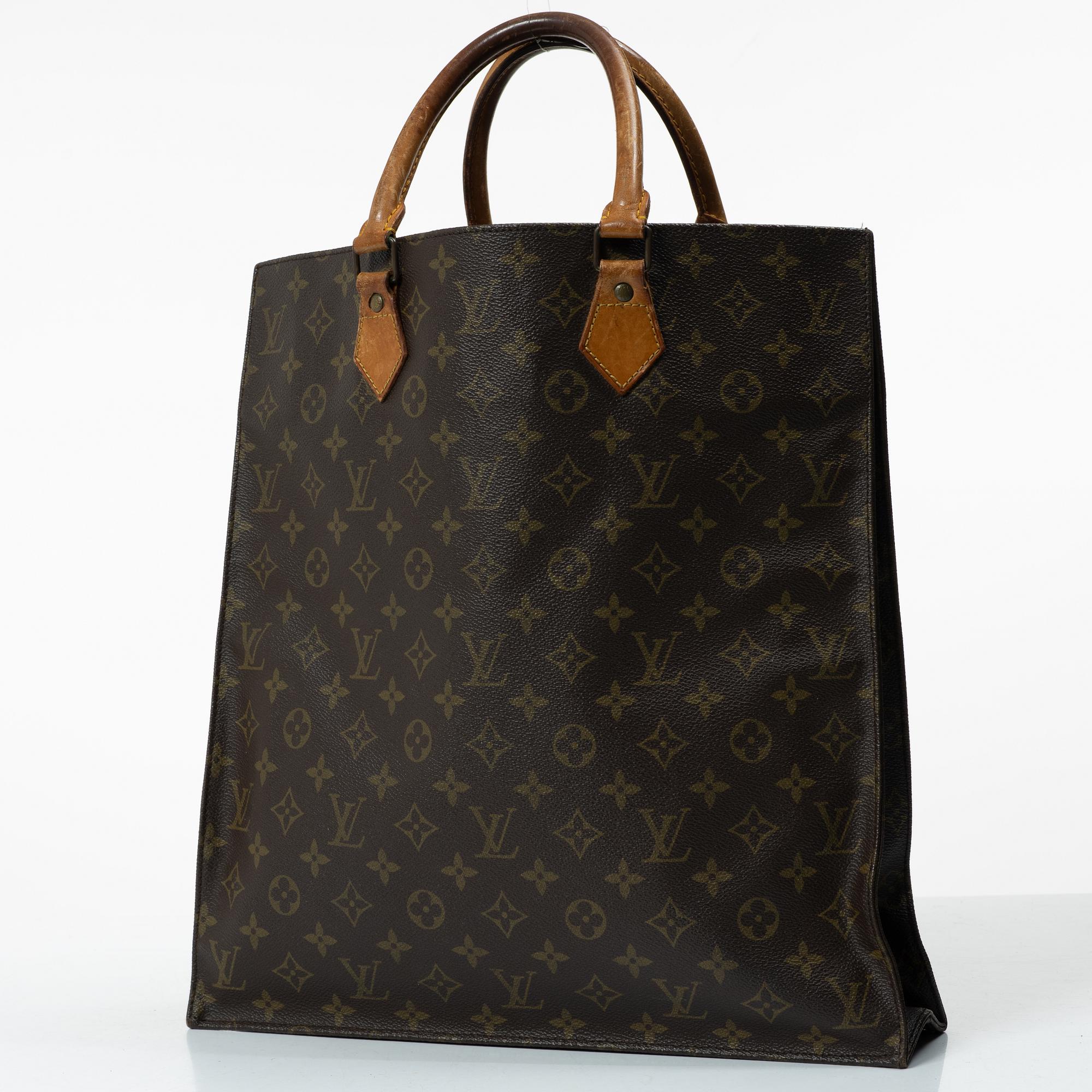 Louis Vuitton, bag, "Sac Plât Tote", vintage.