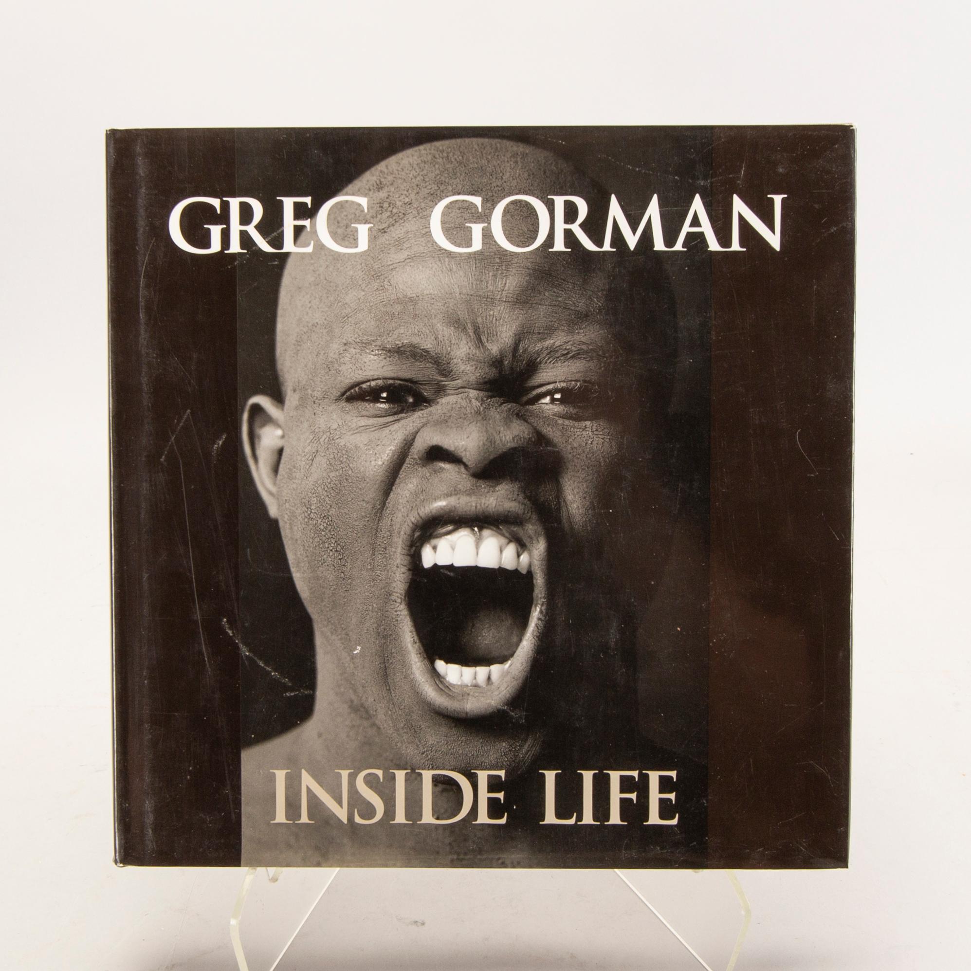 Greg Gorman, bok "Inside life", medföljande foto signerat.
