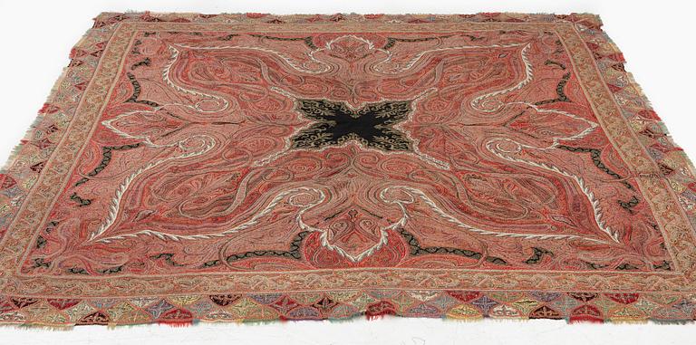An Indian Kashmir shawl, second half of the 19th century, c. 196 x 196 cm.