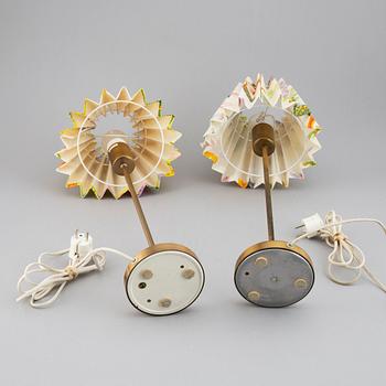 JOSEF FRANK, a pair of brass table lamp, model 2552, for Firma Svenskt Tenn, Sweden.