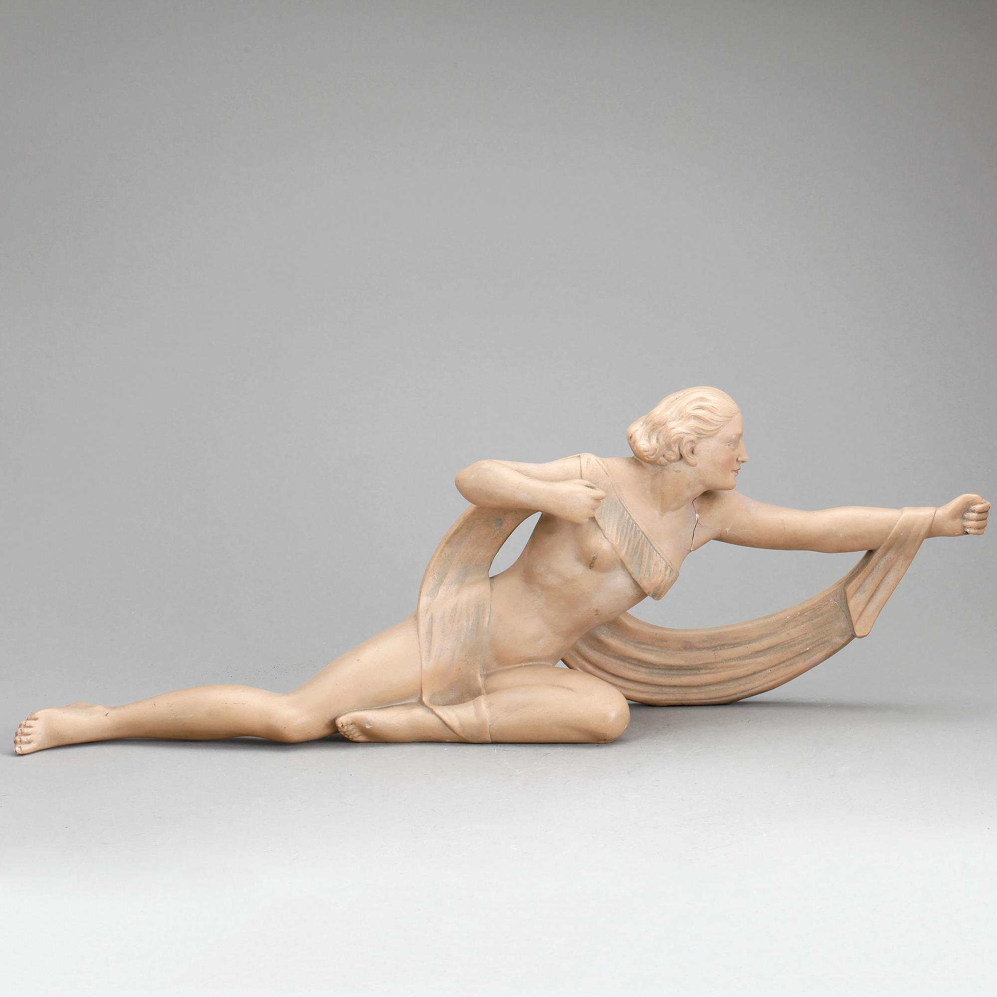 FIGURIN, keramik, art déco, 1930-tal.