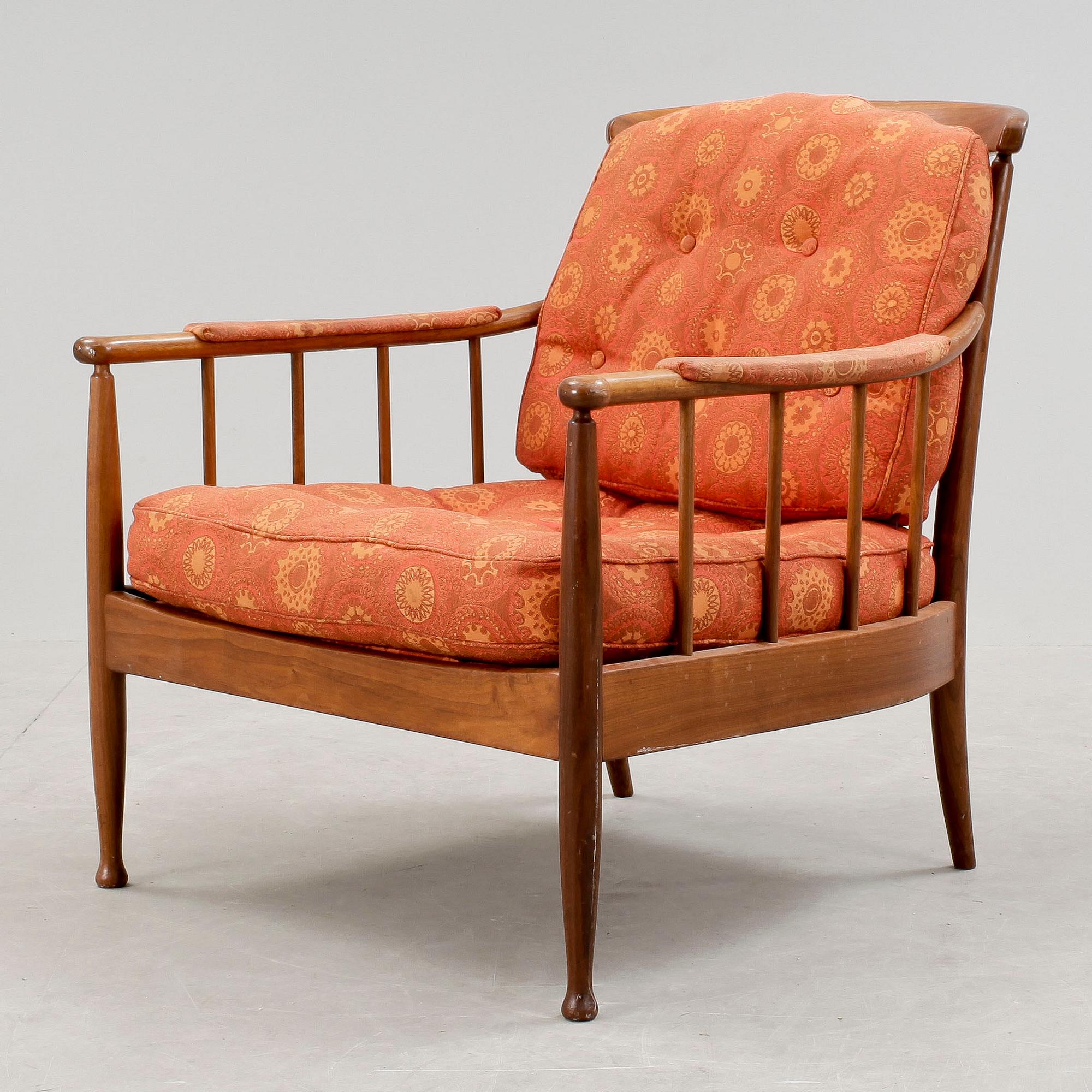 FÅTÖLJ, "Skrindan", Kerstin Hörlin-Holmquist, 1960-tal.
