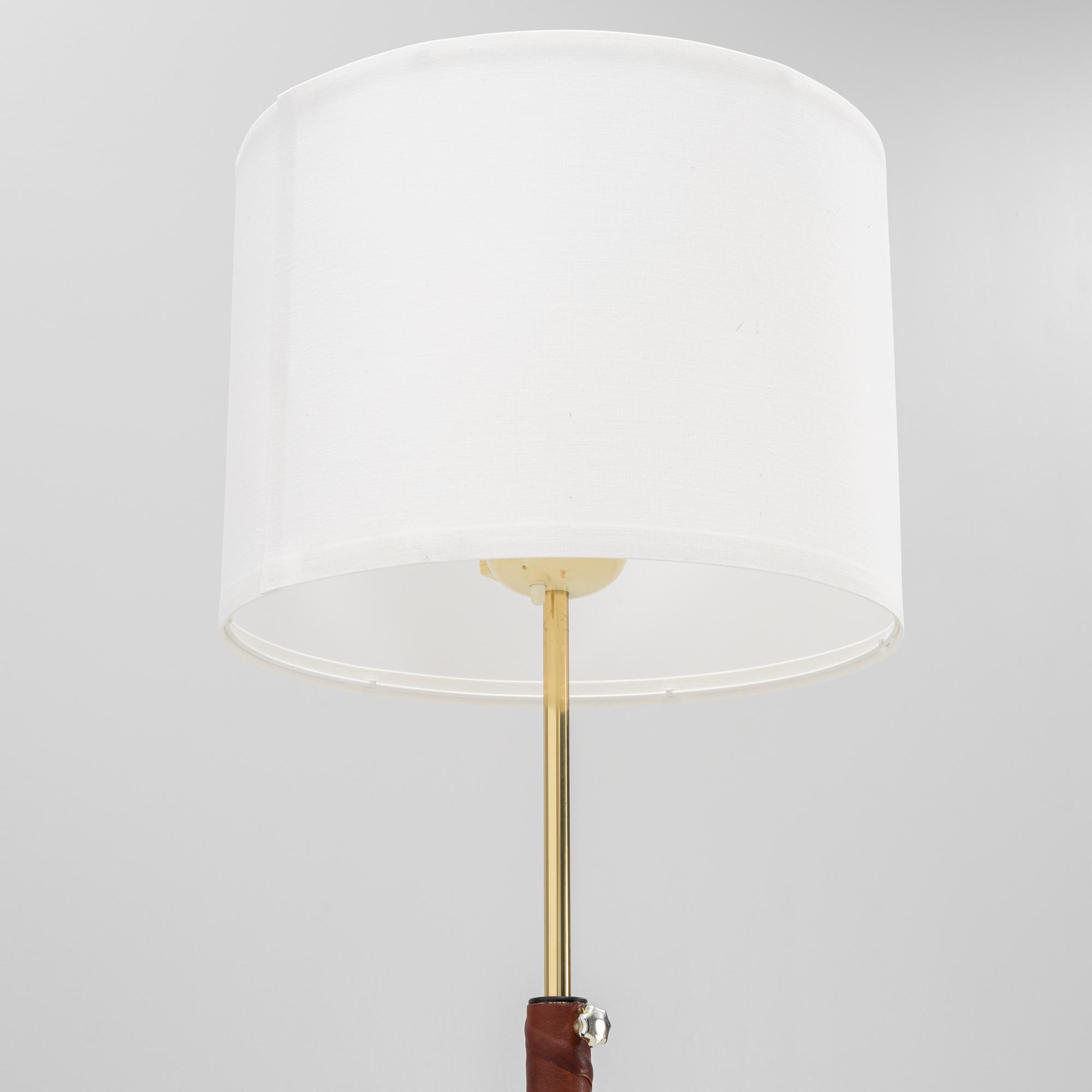 A brass floor lamp from Fagerhults, end of the 20th Century.