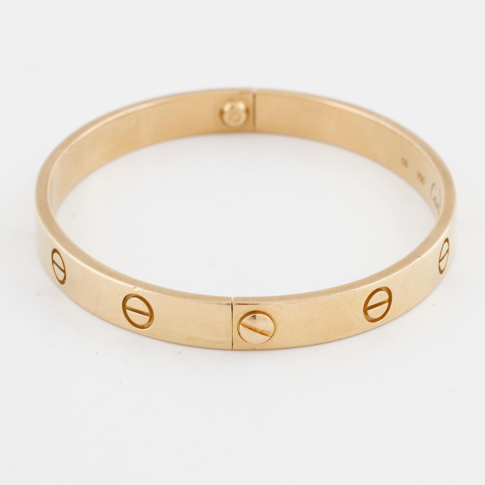 CARTIER, Love bracelet.