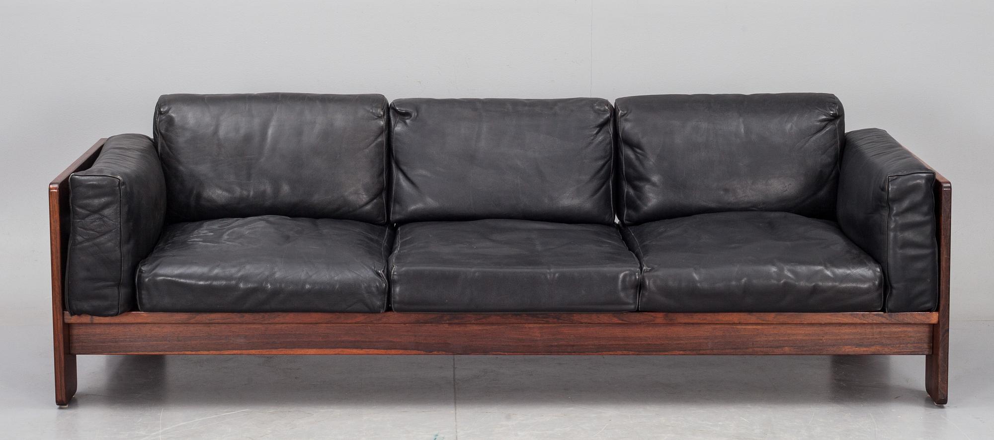 SOFFGRUPP, 3 delar. "Bastiano" av Afra och Tobia Scarpa, Knoll International, Haimi. 1960-tal.