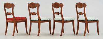 STOLAR, 4 st,  senempire, 1800-tal.