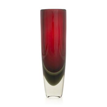 Kaj Franck, a 'KF 239' glass vase signed K. Franck Nuutajärvi Notsjö -60.