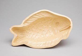 ALADÅBFORM, stengods Höganäs samt GLASSFORM, metall, 1900-talets första hälft.