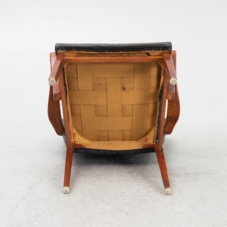 Skrivbord samt skrivbordstol, 1930-40-tal.
