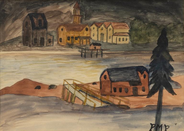 Primus Mortimer Pettersson, Warehouse by the canal.