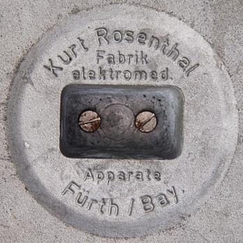 KURT ROSENTHAL, a mid 20th century infrared heater / table lamp.