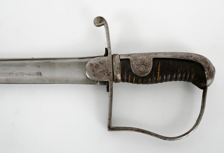 SABEL, Sverige, m/1831, för artilleriet.