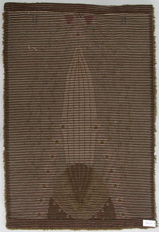 Eliel Saarinen, a Finnish long pile rug, model for the Friends of Finnish Handicraft. Circa 185 x 125 cm.
