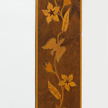 G. Gewall, a 'Doves' wall mirror, Bohus Intarsia, 1930s.