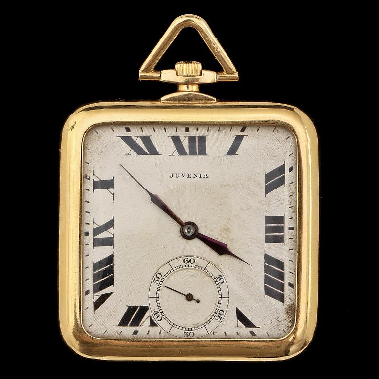 FICKUR, 18k guld, Juvenia. Vikt 54 g.
