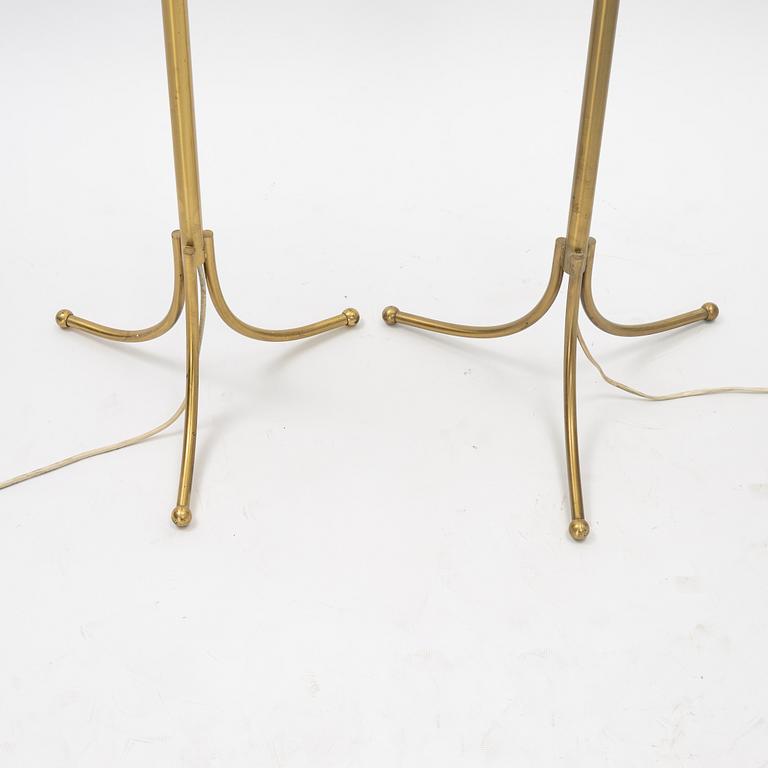 Josef Frank, a pair of model 2326 brass floor lamps, Firma Svenskt Tenn.