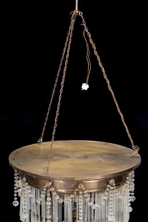 LJUSKRONA, 1900-tal. Höjd 60 cm.