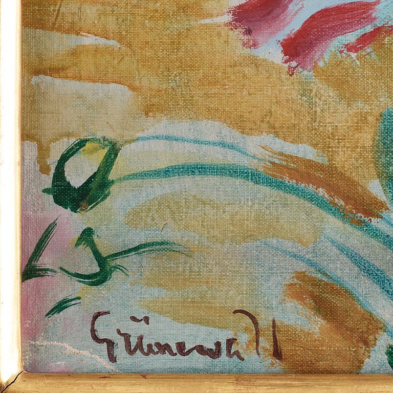 Isaac Grünewald, Blomsterstilleben.