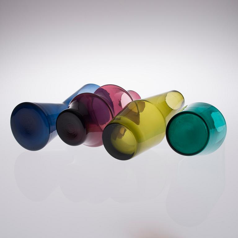 VASER, glas, bl a modell 1405, Kaj Franck, Notsjö, 1950-60-tal.