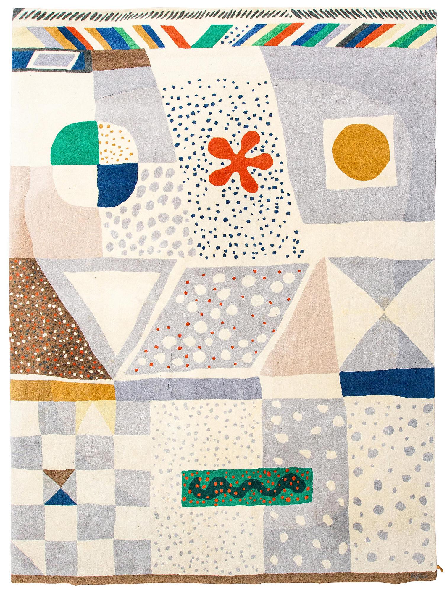 Josef Frank, a carpet, 'Matta nr 1', hand-tufted, Svenskt Tenn and Kasthall. Circa 350 x 262 cm.